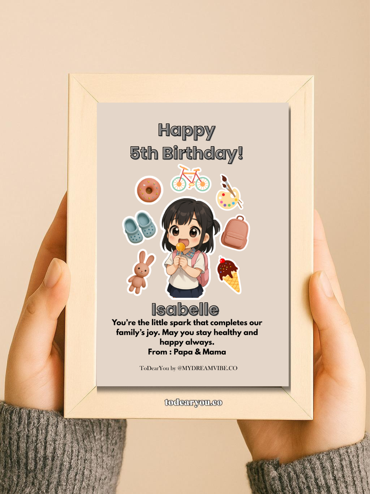 [TODEARYOU.CO] 3D Chibi Style - Birthday *FREE DELIVERY FOR LIMITED TIME*